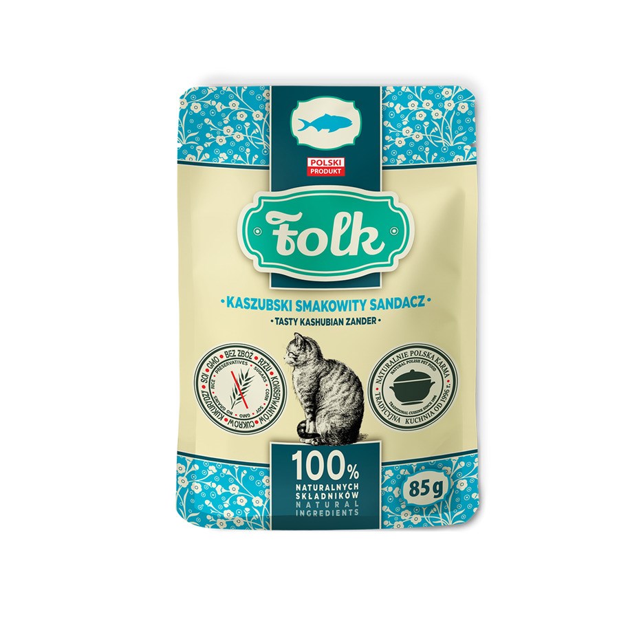 FOLK Kaszubski Sandacz Saszetka 85g — zdjęcie 1 z 4