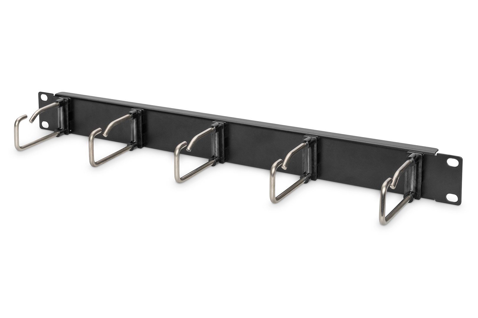 DIGITUS ORGANIZATOR KABLOWY 19" 1U CZARNY — zdjęcie 1 z 3