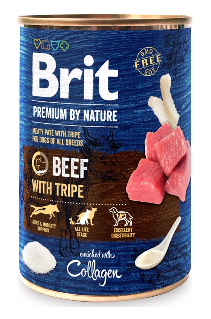 BRIT Premium by Nature Beef with Tripe - 400 g