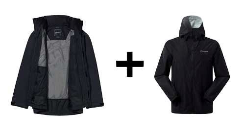 Kurtka Berghaus Deluge Pro 3.0 M Czarna — zdjęcie 1 z 8