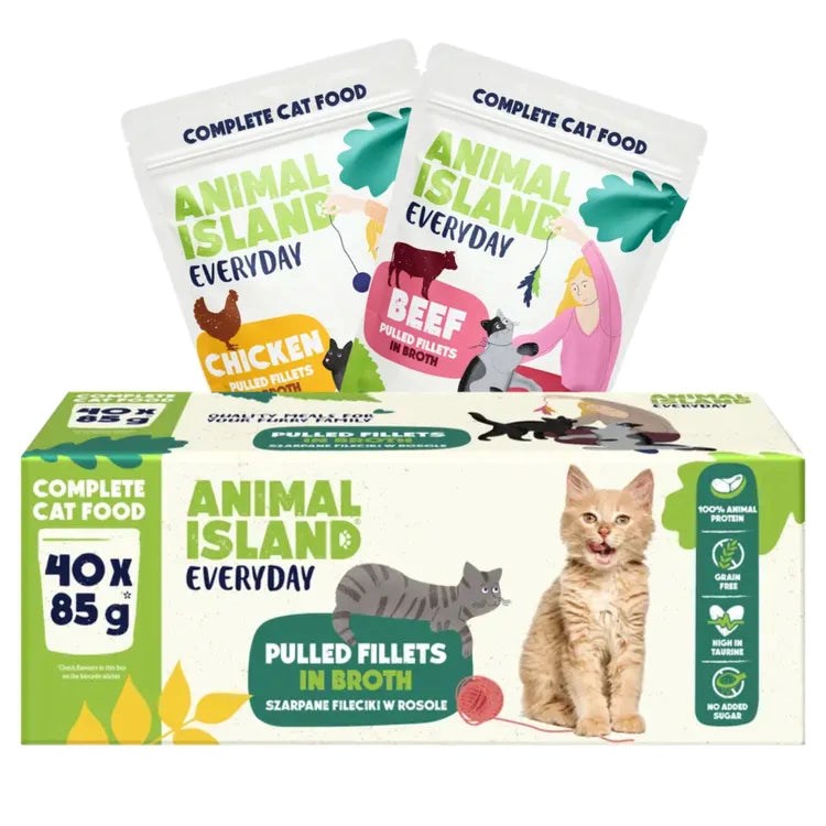 ANIMAL ISLAND Wołowina/Kurczak MIX - 40x85g — zdjęcie 1 z 3
