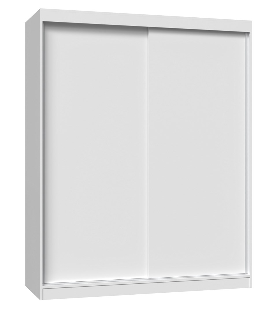 Szafa IGA 160x61xH200 biel z drzwiami przesuw. — zdjęcie 1 z 4