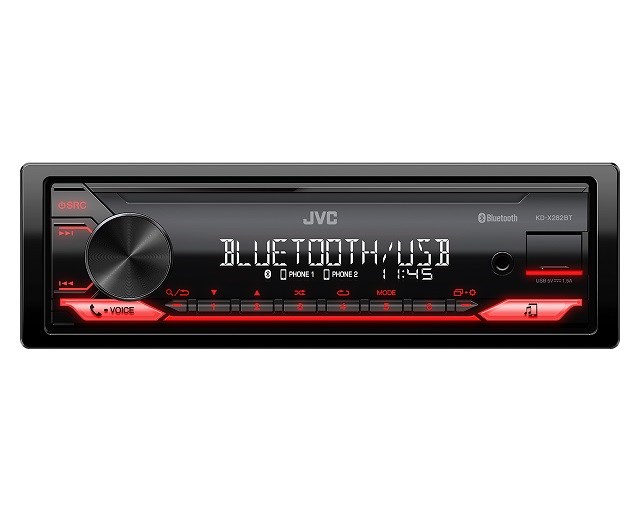 Radioodtwarzacz samochodowy JVC KDX-282BT RED — zdjęcie 1 z 2