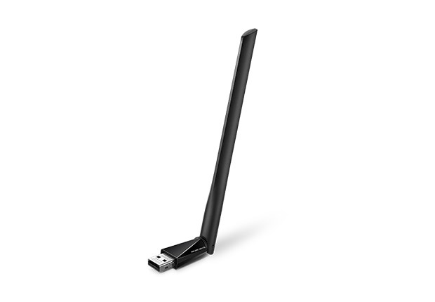 Karta sieciowa Mercusys MU6H USB czarna — zdjęcie 1 z 3