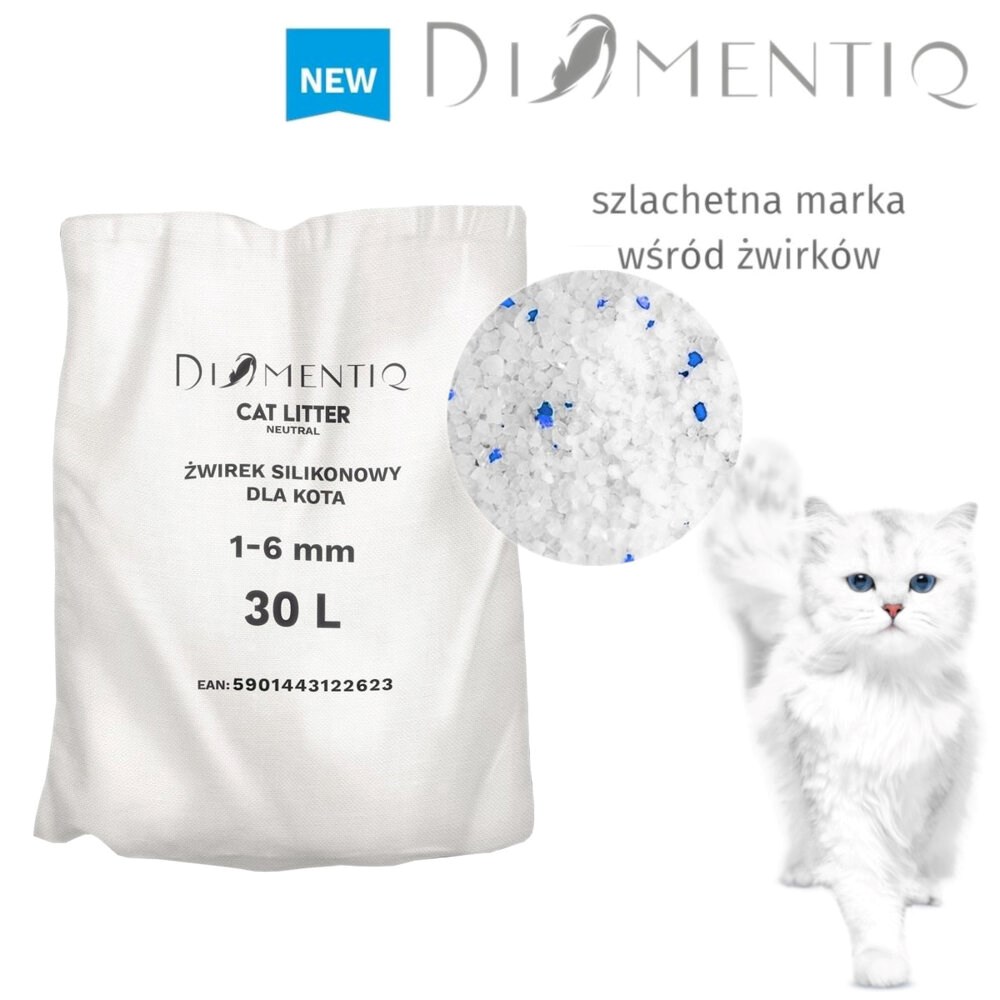 DIAMENTIQ Neutral - Żwirek neutralny 30 l — zdjęcie 1 z 5