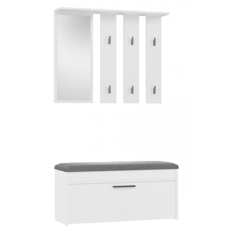Garderoba PARMA 100x35xH180 biel — zdjęcie 1 z 5
