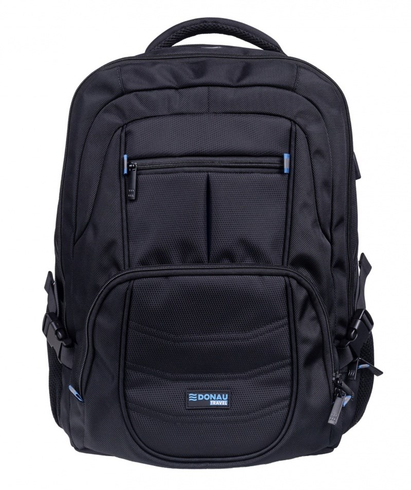DONAU TRAVEL Plecak Amsterdam, 35l, USB-C, czarny — zdjęcie 1 z 5
