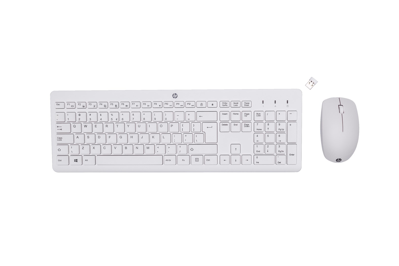 Zestaw klawiatura + mysz HP 230 Wireless biały — zdjęcie 1 z 2