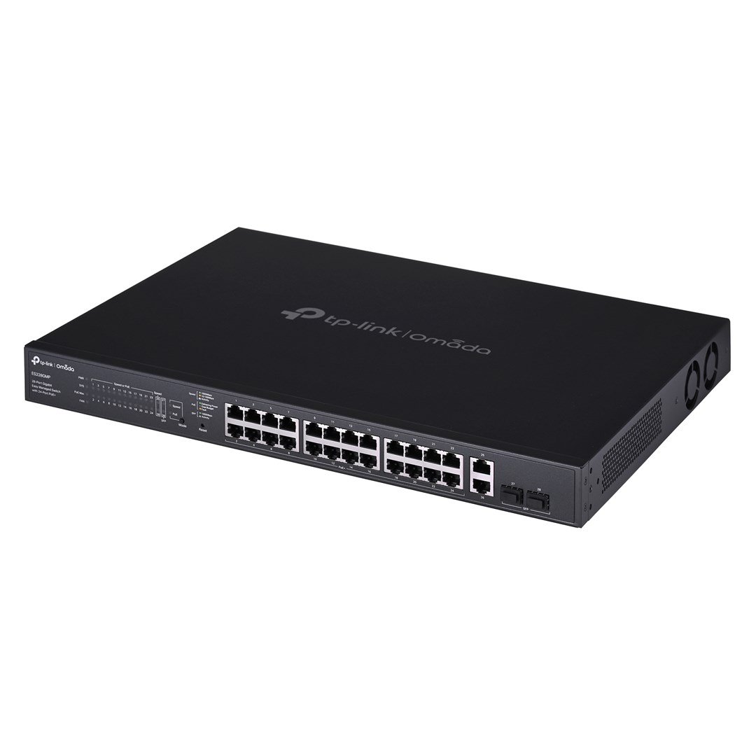 Switch TP-LINK ES228GMP - Czarny Metalowy — zdjęcie 1 z 3