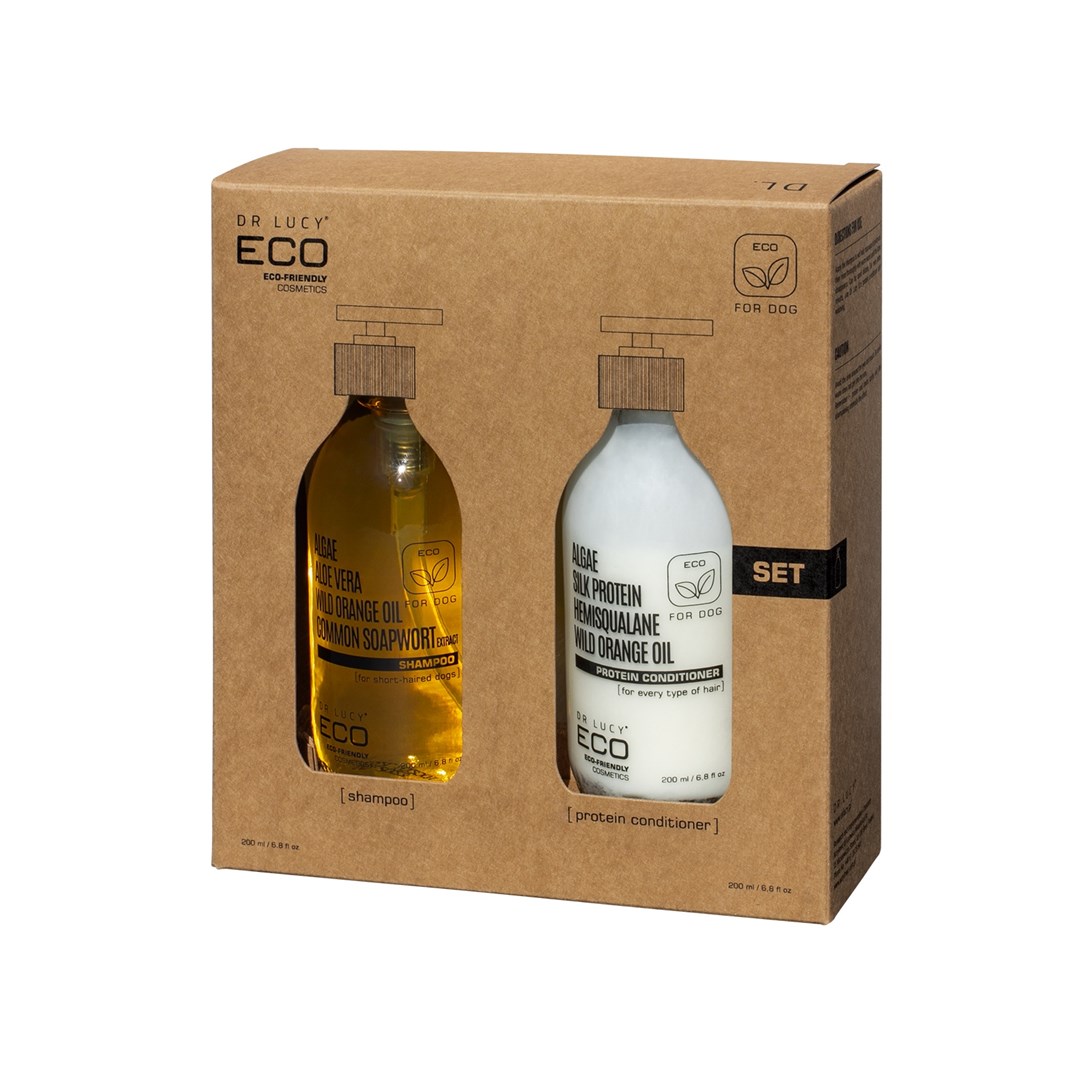 DR LUCY ECO ZESTAW SZAMPON+ODŻYWKA DLA PSÓW