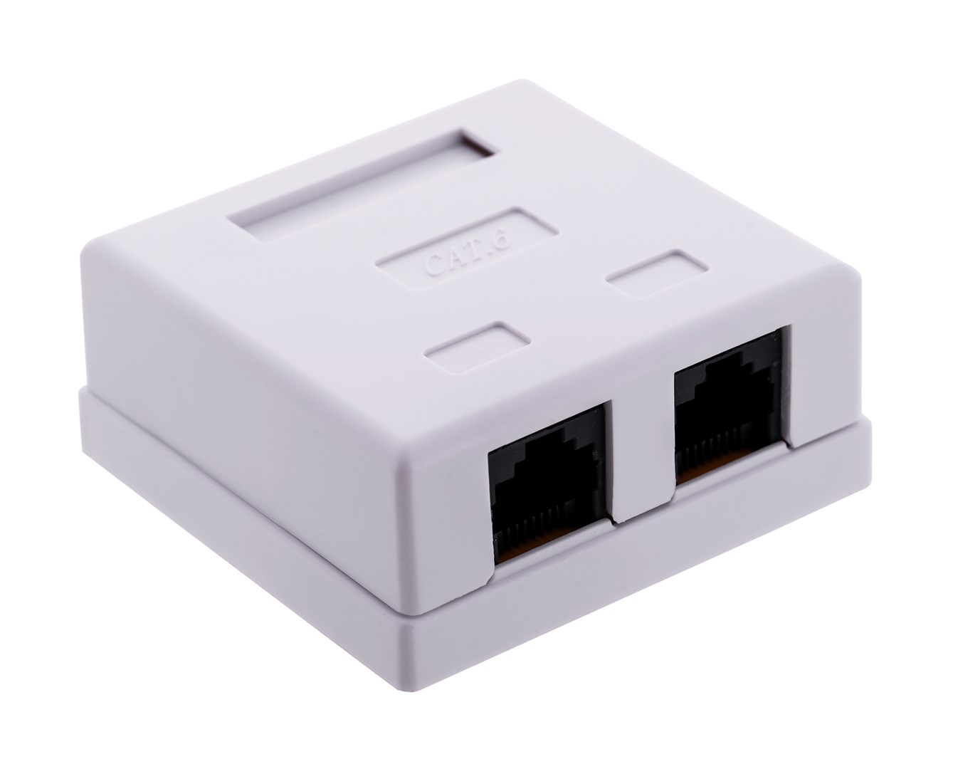 ALANTEC Gniazdo natykovę UTP kat.6 2xRJ45 — zdjęcie 1 z 7