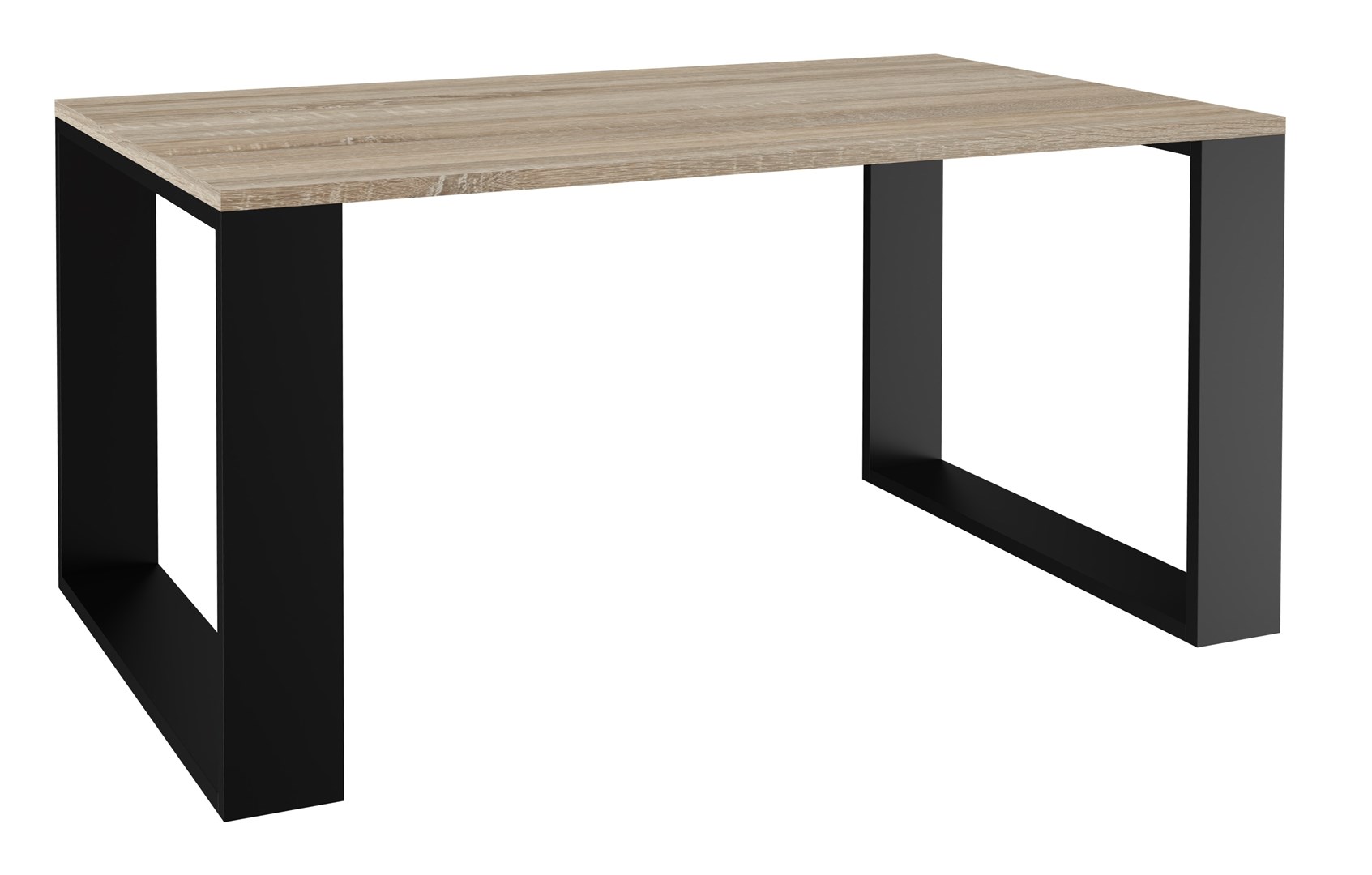 Stolik ława MODERN 90x58xH50 sonoma/czarny — zdjęcie 1 z 3