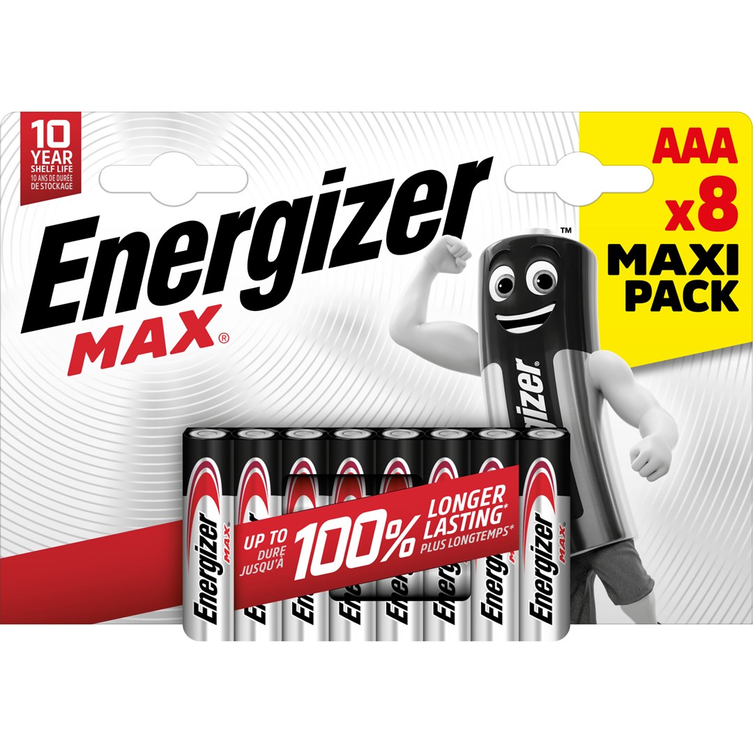 ENERGIZER BATERIE MAX AAA LR03 /8 ECO — zdjęcie 1 z 3