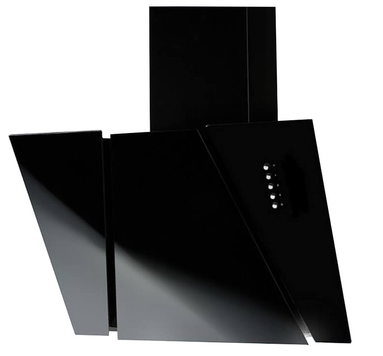 Okap kominowy AKPO WK-4 CETIAS 50 CZARNY (500mm; front czarne szkło) — zdjęcie 1 z 3