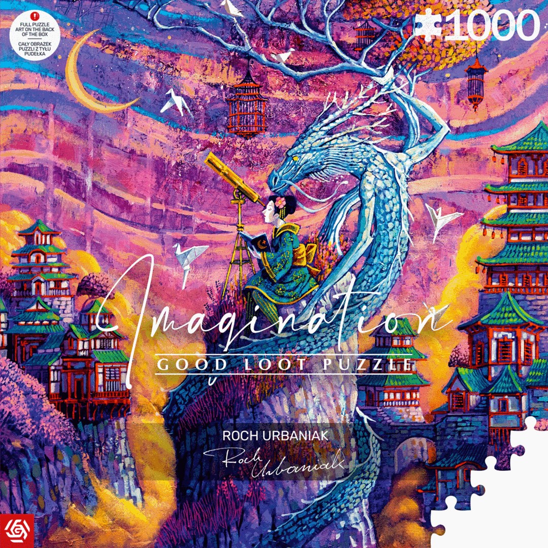 Puzzle Good Loot Imagination Puzzle: Roch Urbaniak Sakura i Ryu 1000 elementów — zdjęcie 1 z 6