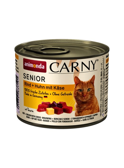 ANIMONDA Carny Senior wołowina, kurczak z serem 200g