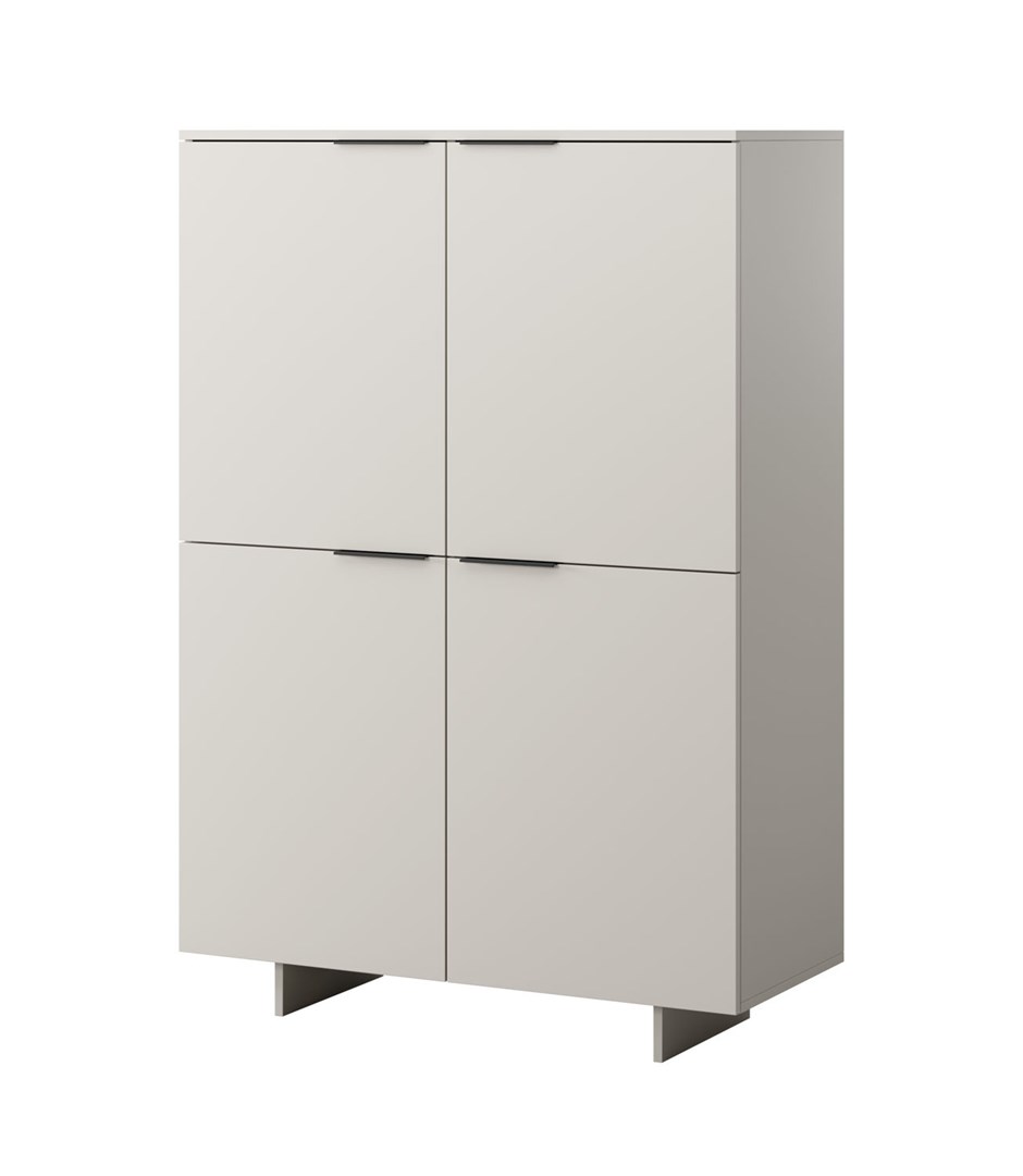 Komoda 4D ALMA 100x41,5xH145 kaszmir — zdjęcie 1 z 4