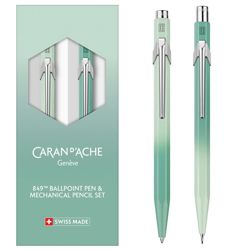 Caran d’Ache Zestaw 849 i 844, Misty Forest Zielony — zdjęcie 1 z 4