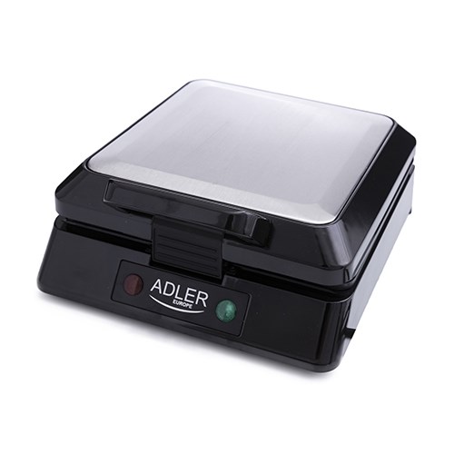Gofrownica Adler AD 3036 (1500W; kolor srebrny) — zdjęcie 1 z 5