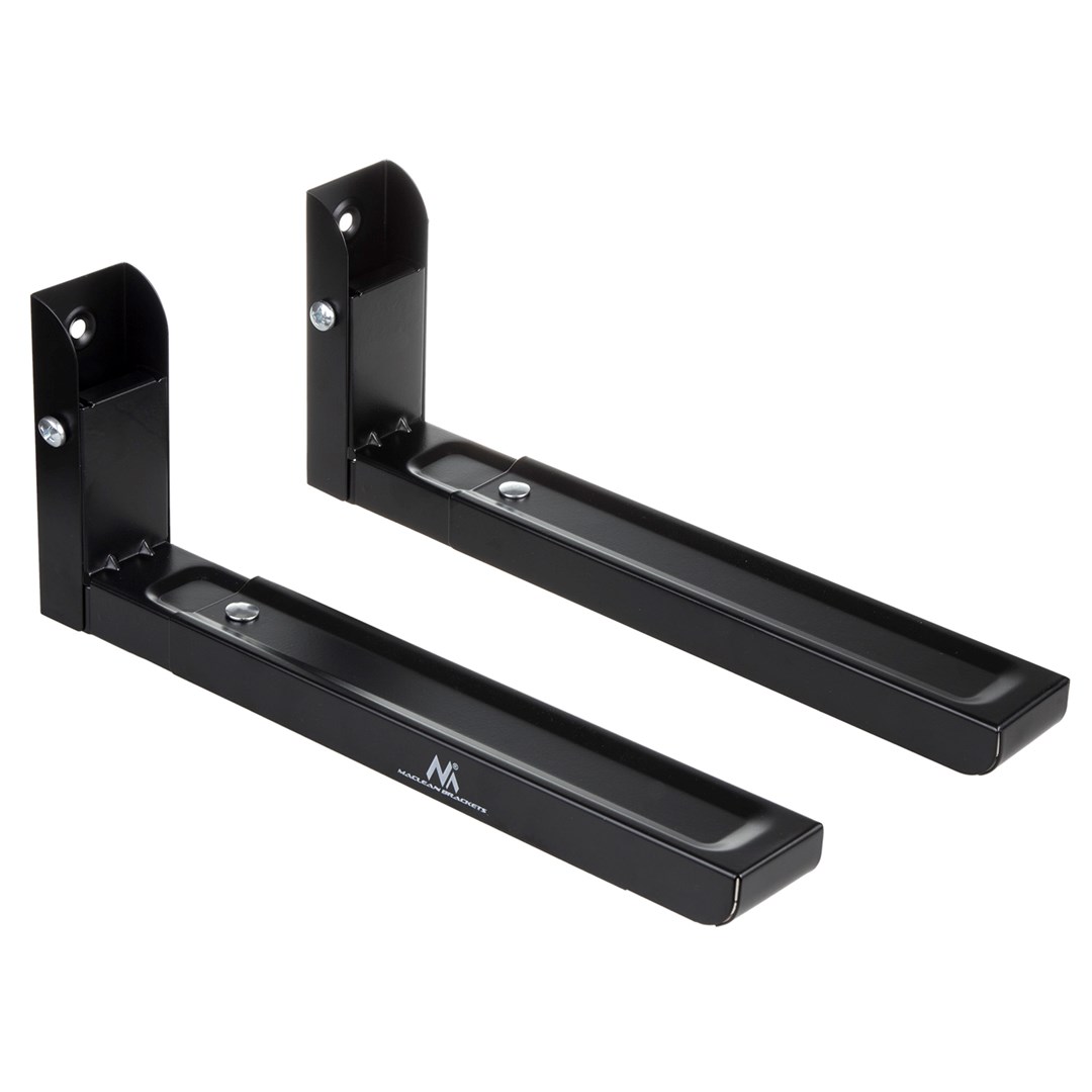 Maclean Uchwyt do kuchenki mikrofalowej czarny MC-915B - 32,5-49,2 cm — zdjęcie 1 z 8