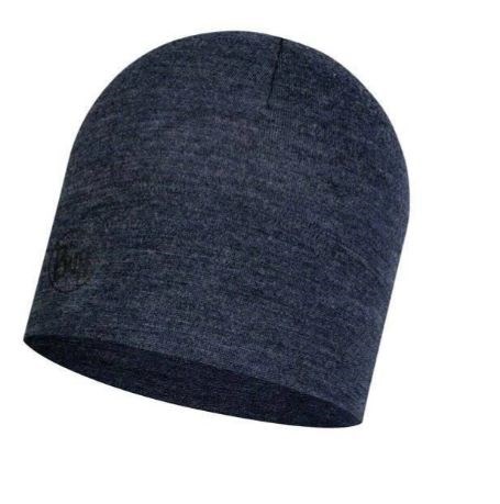 Czapka wełniana Buff Merino Midweight, melange night blue — zdjęcie 1 z 2