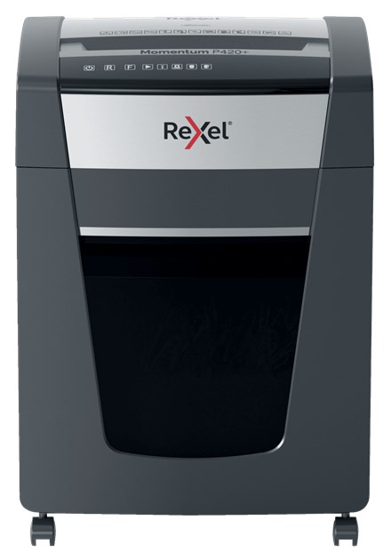 REXEL MOMENTUM P420+ PAPER SHREDDER - Niszczarka — zdjęcie 1 z 6