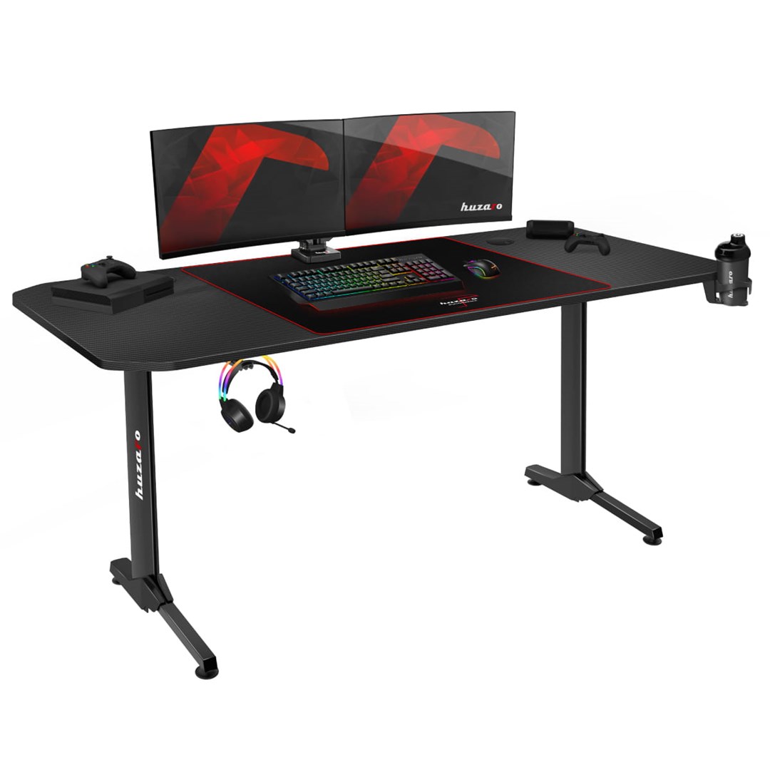 Biurko gamingowe Huzaro Hero 4.7 Black — zdjęcie 1 z 6