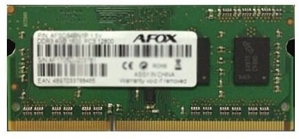AFOX SO-DIMM DDR3 8G 1600MHz 1,35V — zdjęcie 1 z 2