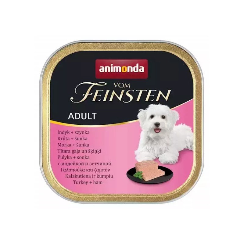 ANIMONDA Vom Feinsten indyk z szynką 150g