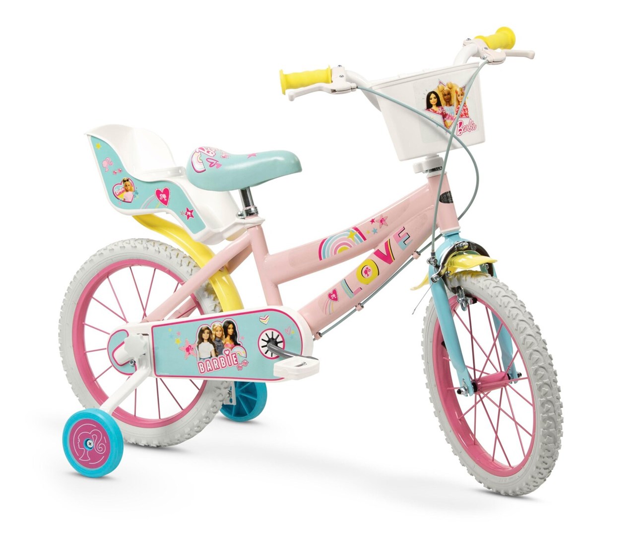 Rower dziecięcy 16" BARBIE TOIMSA 1665 dla dziewczyn — zdjęcie 1 z 7