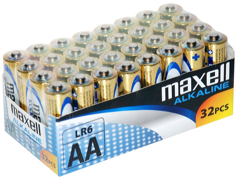 MAXELL Bateria ALKALINE LR6 AA, 32 szt.
