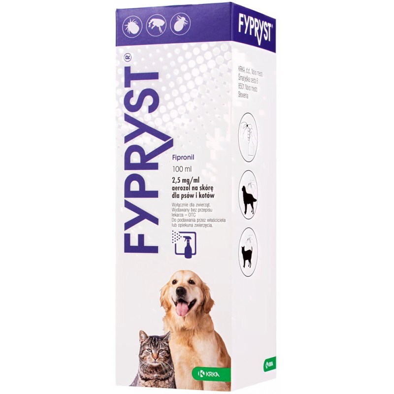 FYPRYST Spray 100ML Dla Psów i Kotów