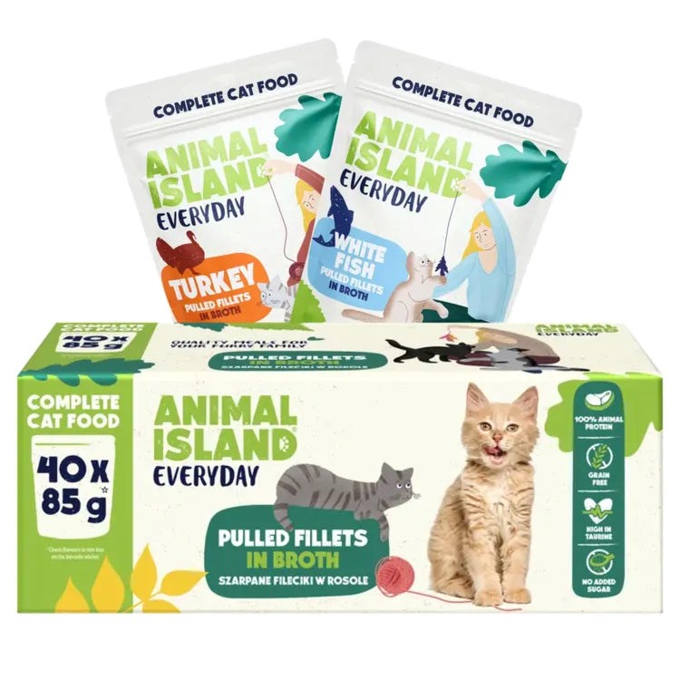 ANIMAL ISLAND Indyk Biała Ryba 40x85g — zdjęcie 1 z 3