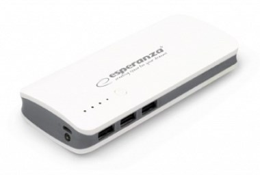 PowerBank Esperanza Radium EMP106WE 8000mAh Biały — zdjęcie 1 z 8