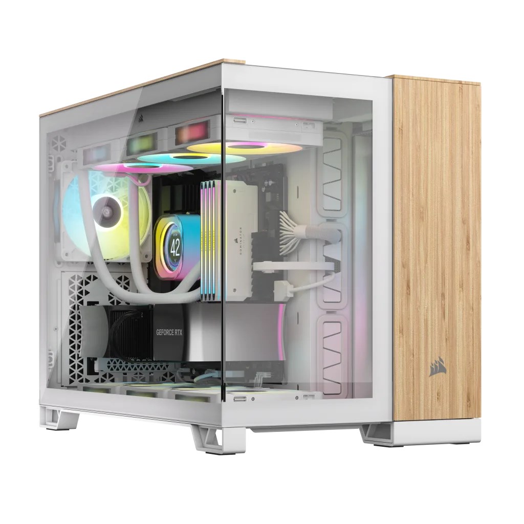 Obudowa Corsair 2500X WHITE/BAMBOO 2-letnia gwarancja — zdjęcie 1 z 3