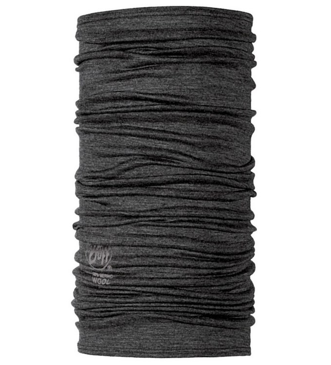Chusta Buff Merino Lightweight, szara