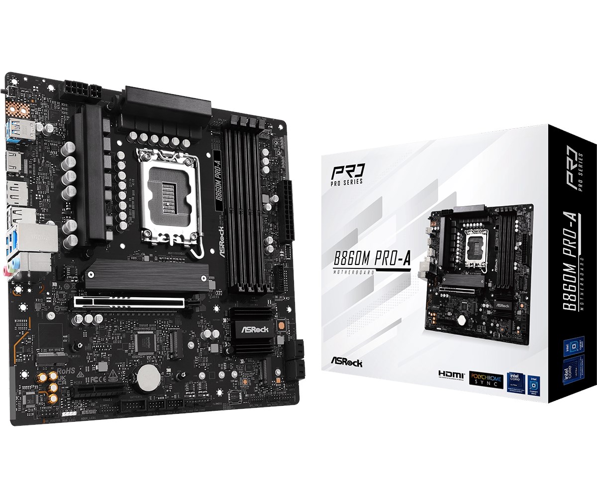 Płyta główna ASRock B860M Pro-A Socket-1851 — zdjęcie 1 z 5
