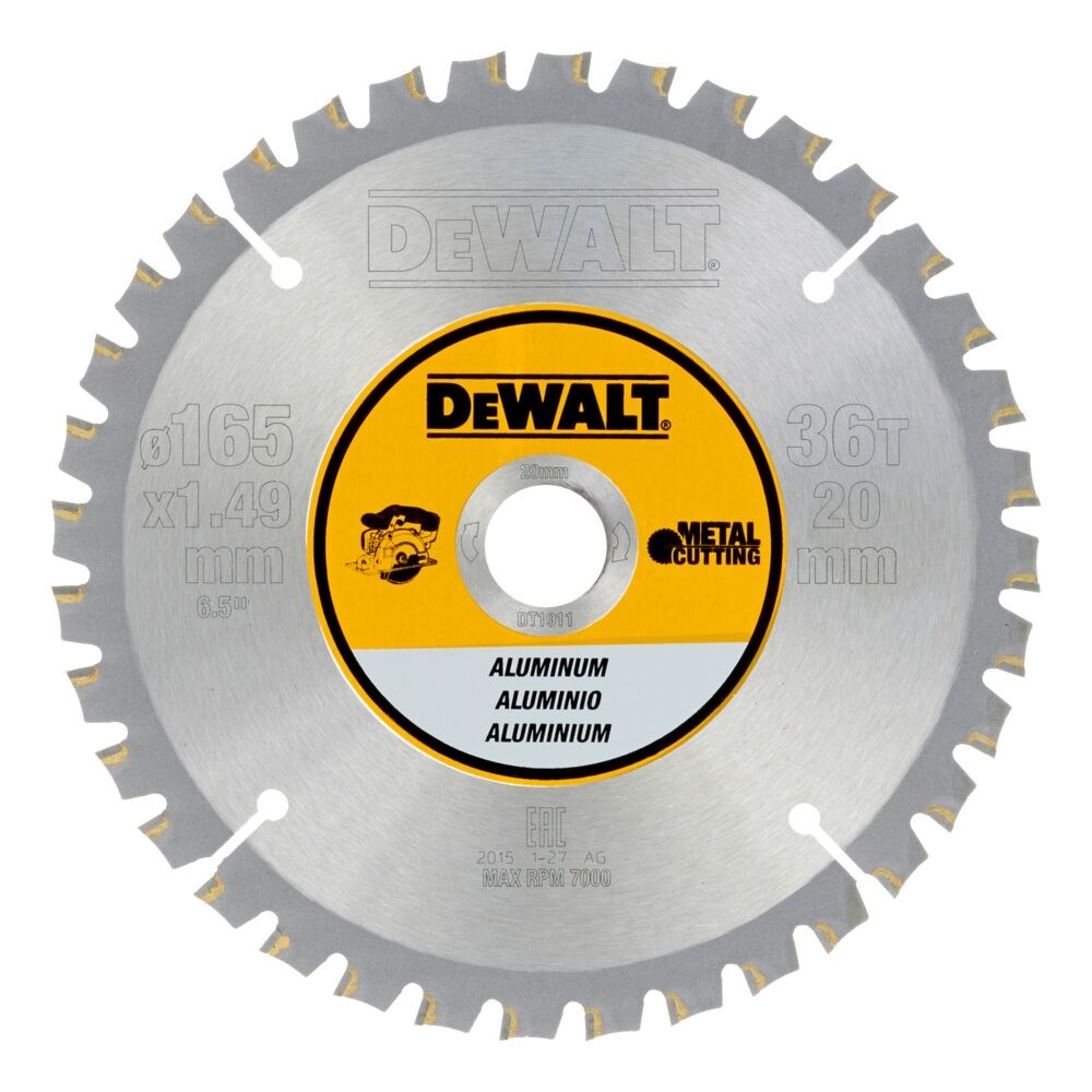 Tarcza pilarska 165x20 DT1911 DEWALT — zdjęcie 1 z 5