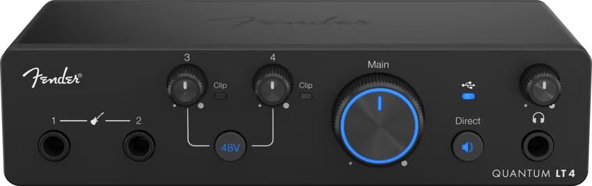 Fender Quantum LT 4 - Interfejs audio USB-C — zdjęcie 1 z 5