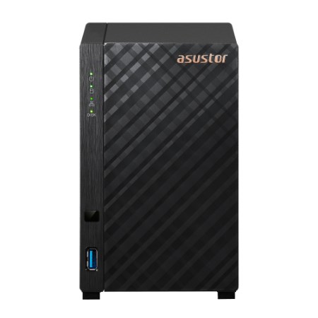 NAS Asustor AS1202T; Tower; 2x HDD/SSD; 1GB DDR4 — zdjęcie 1 z 2