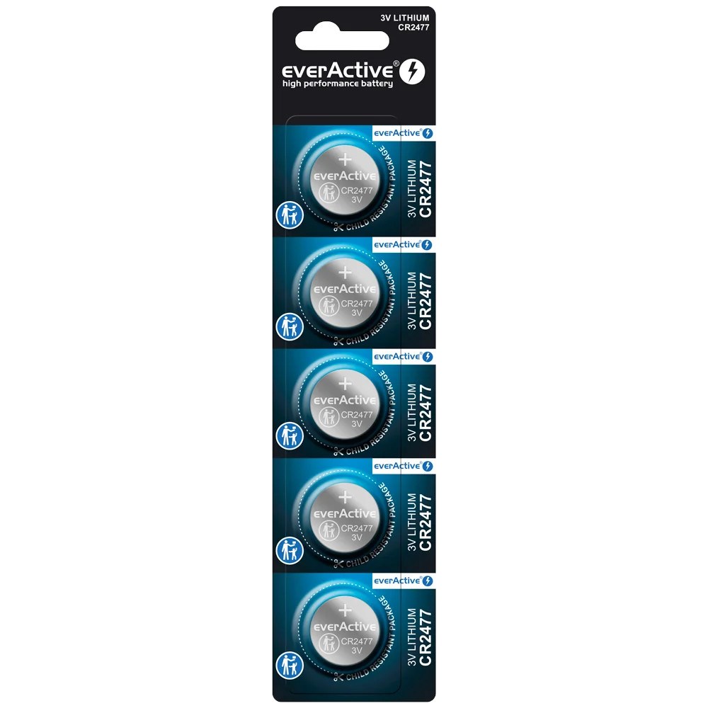 EVERACTIVE BATERIA LITOWA CR2477 5 SZT. — zdjęcie 1 z 2