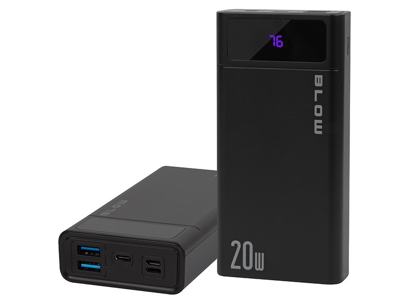 BLOW POWER BANK 20000MAH QC+PD 20W CZARNY PB20E — zdjęcie 1 z 5