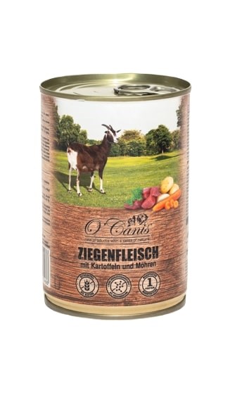 O'CANIS Koza z ziemniakami, pietruszką i marchewką - 400 g