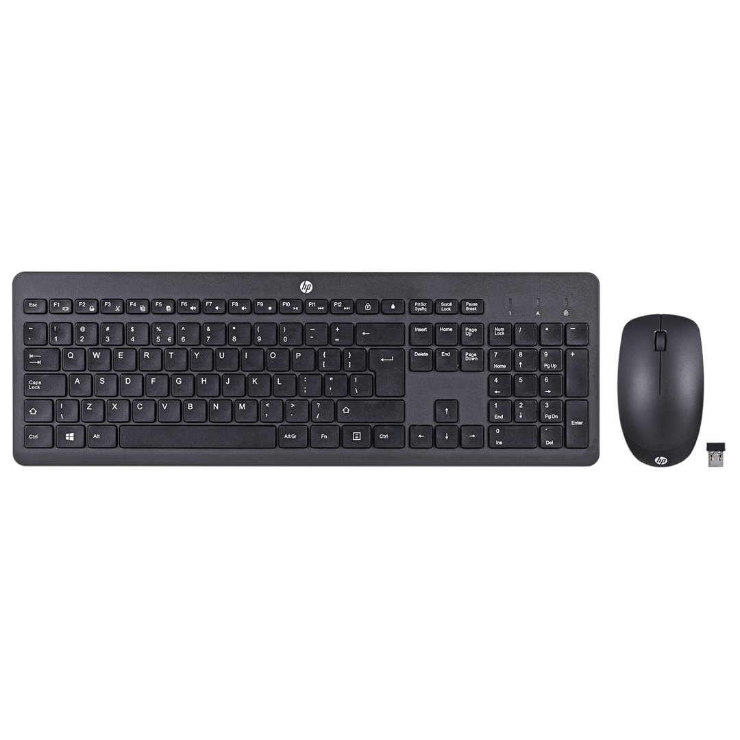 Zestaw klawiatura + mysz HP 230 Wireless czarne — zdjęcie 1 z 8