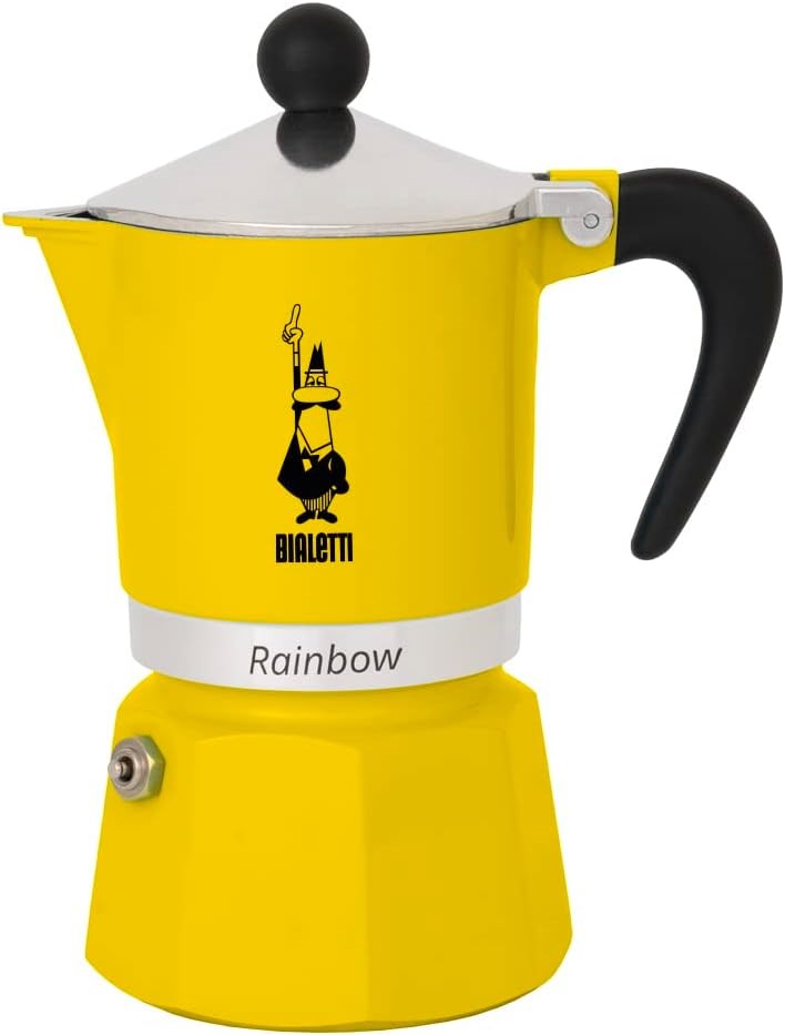 Bialetti kawiarka Rainbow 6tz Żółta — zdjęcie 1 z 2