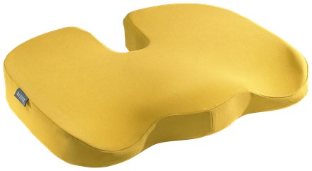 LEITZ Ergo Cosy Ortopedyczna Poduszka na Krzesło, Żółta, 75mm — zdjęcie 1 z 3
