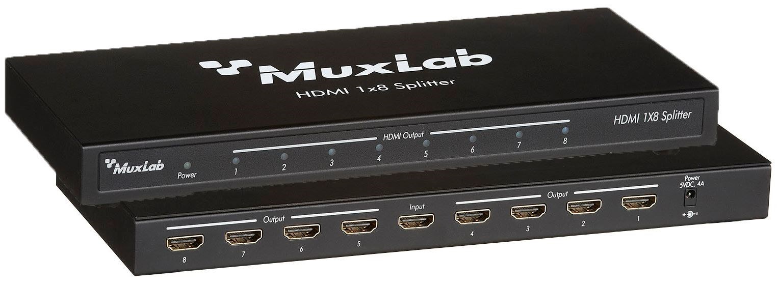 MUXLAB SPLITTER HDMI 1X8, UHD-4K