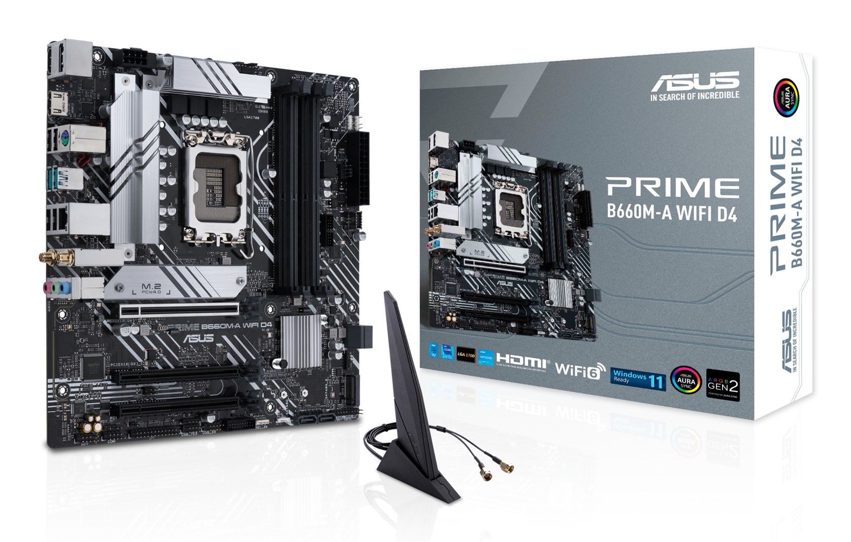 Płyta główna ASUS PRIME B660M-A WIFI D4 — zdjęcie 1 z 6
