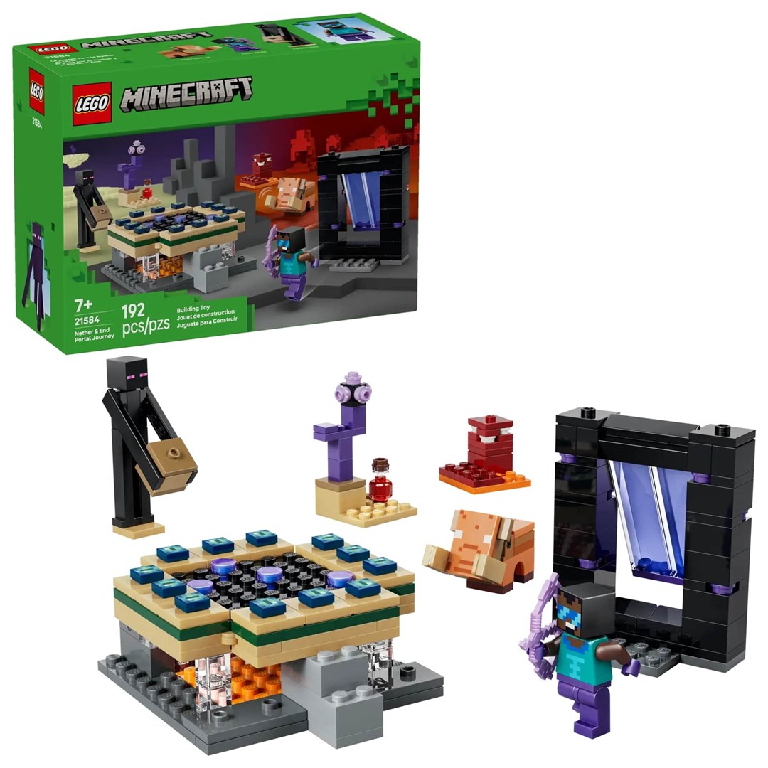 LEGO Minecraft 21584 - Podróż przez portal do Netheru i Kresu — zdjęcie 1 z 8