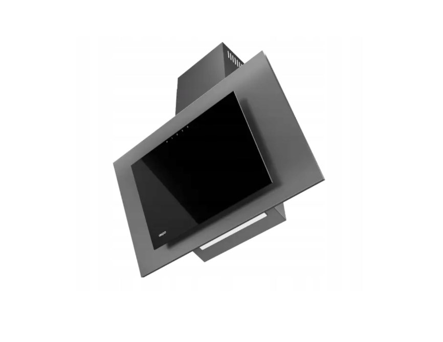 Okap AKPO WK-4 NERO 2.0 60 SZARY/CZARNE SZKŁO T300 Liniowy LED/Siłownik — zdjęcie 1 z 4